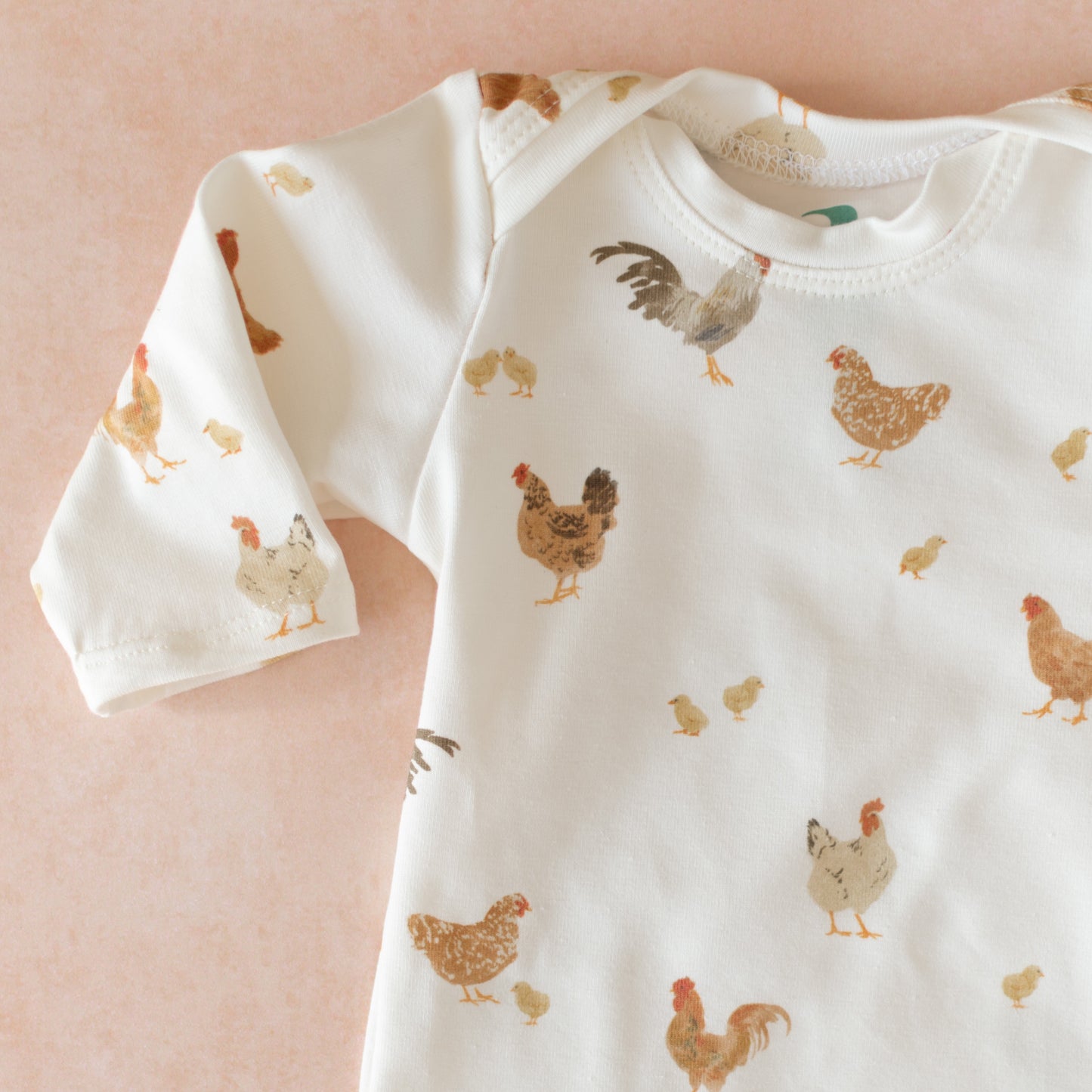 Chicken Baby Outfit Set Pants Shirt Hat and Mittens