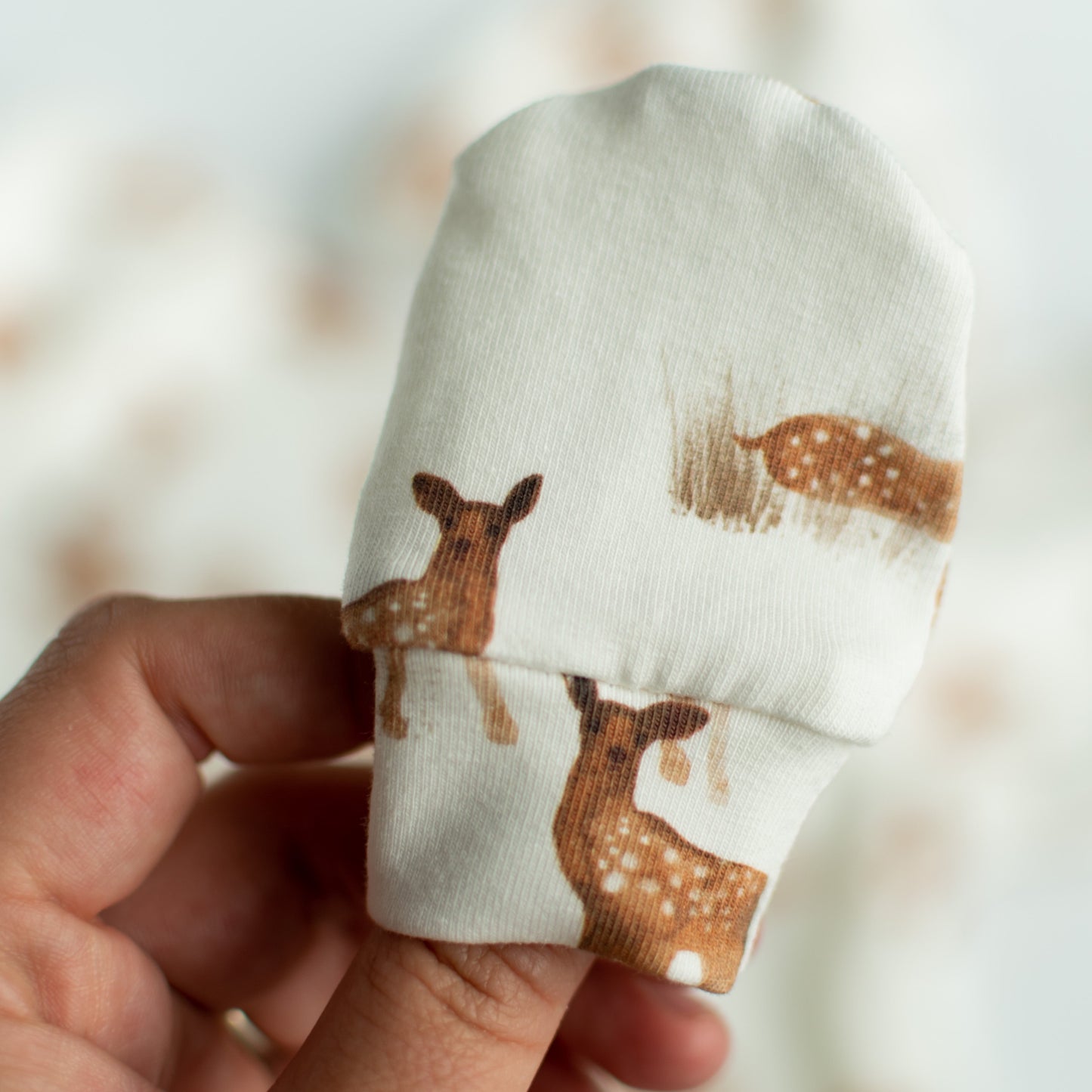 Deer Baby Outfit Set Pants Shirt Hat and Mittens