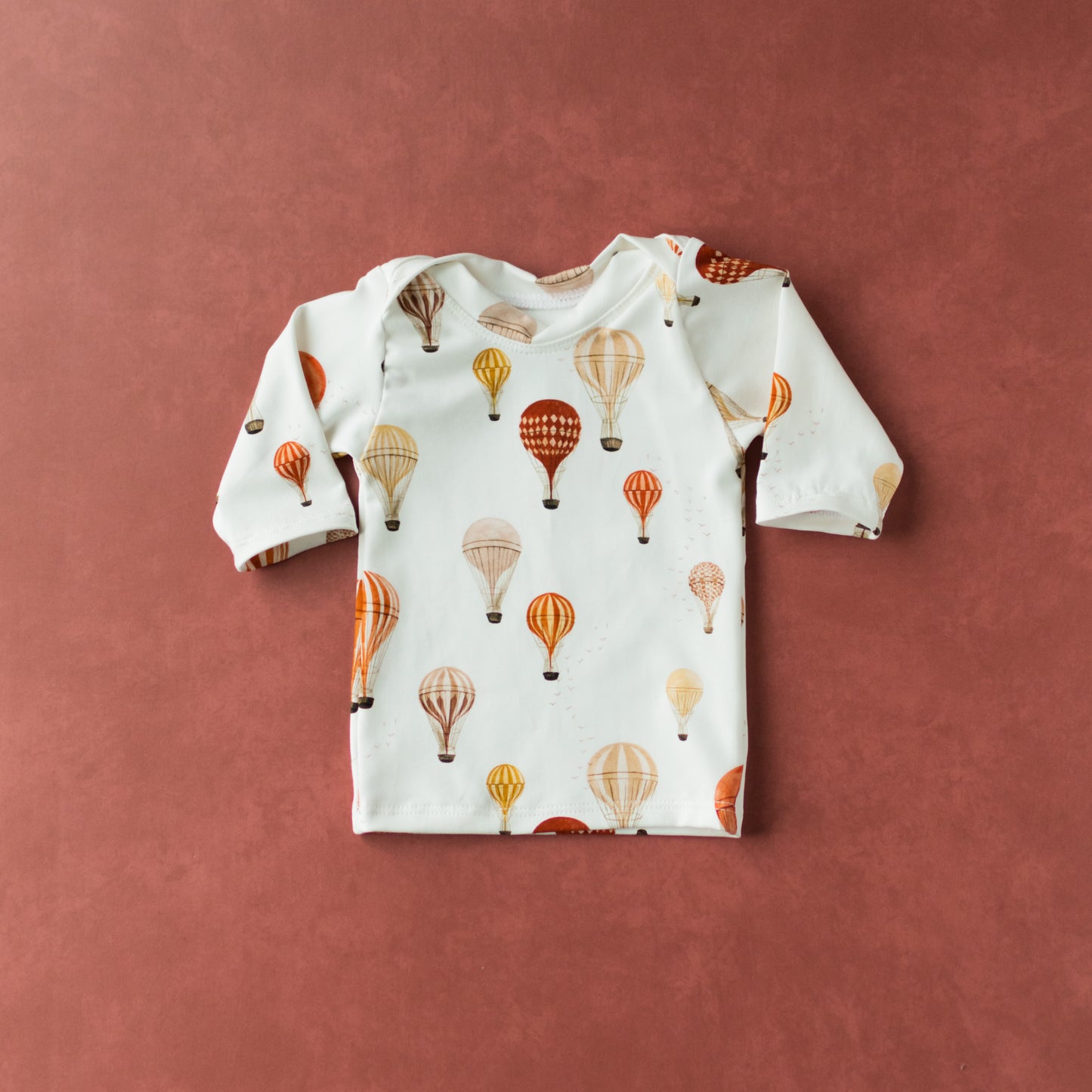 Hot Air Balloon Baby Outfit Set Pants Shirt Hat and Mittens