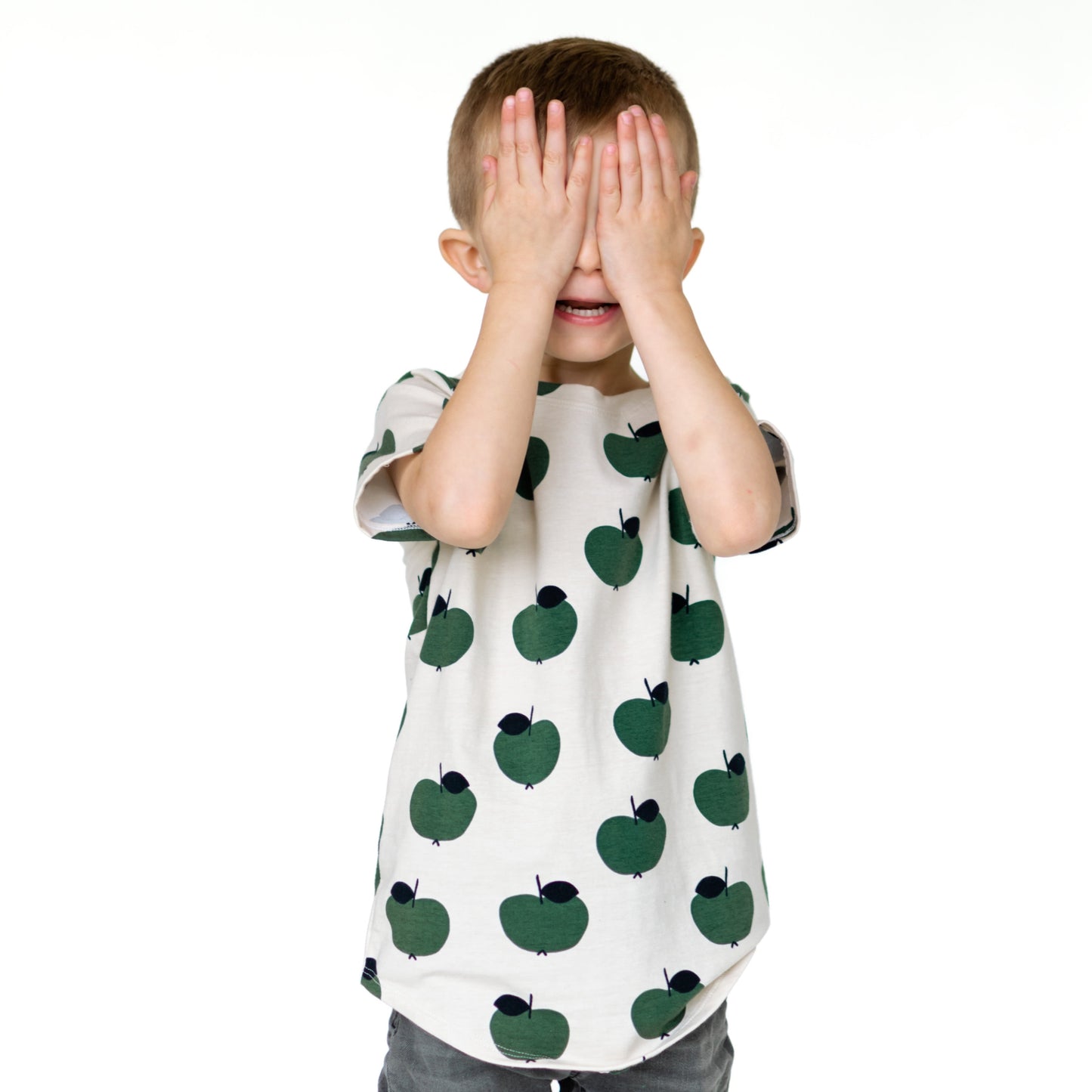 Green Apple T-shirt Long Length