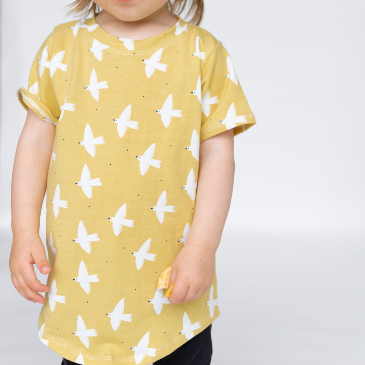 Yellow Dove T-shirt Long Length
