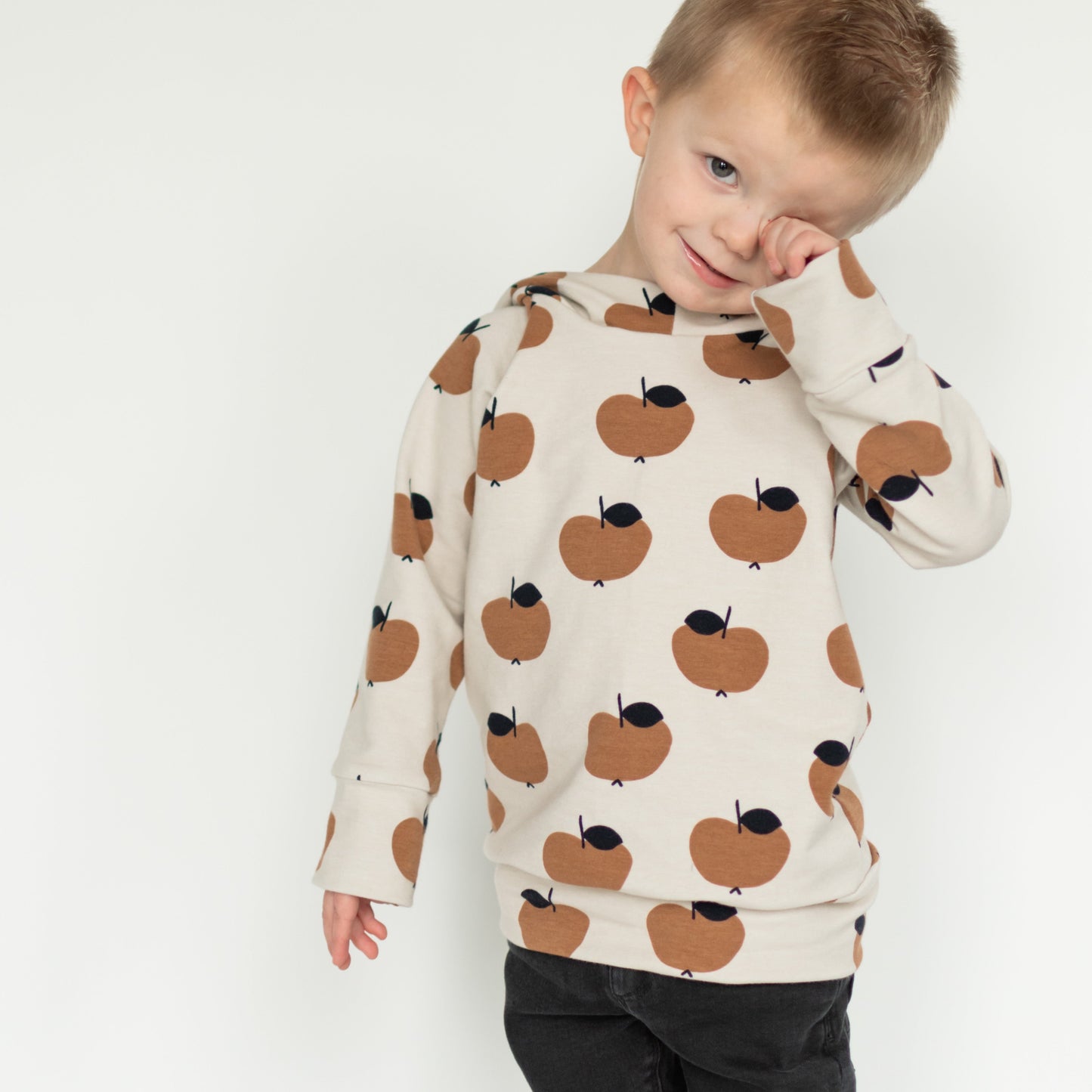 Apple Print Sweatshirt