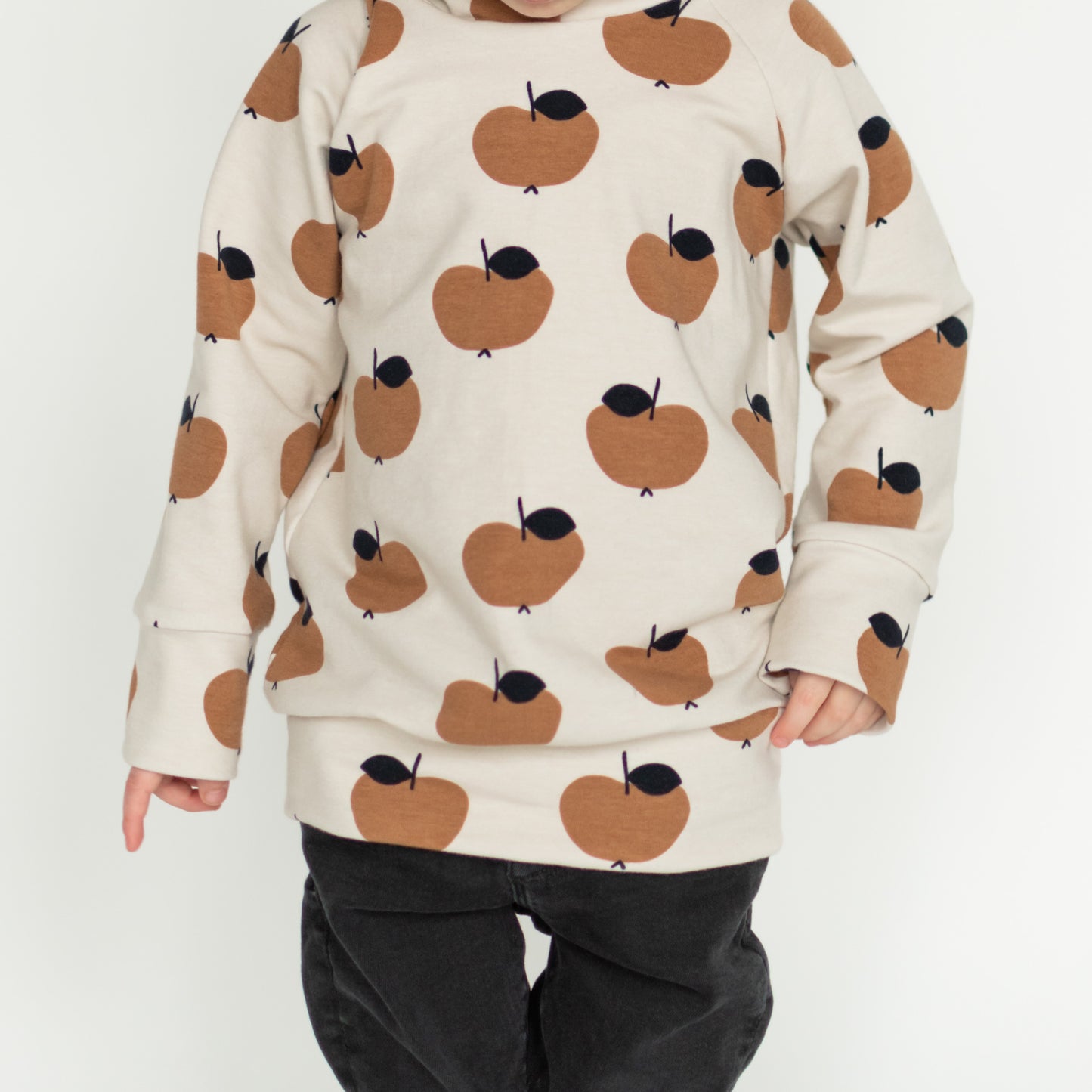 Apple Print Sweatshirt