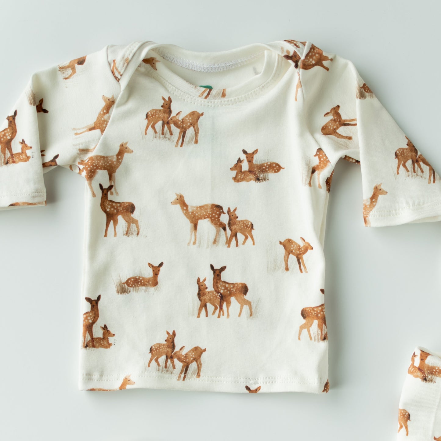 Deer Baby Outfit Set Pants Shirt Hat and Mittens