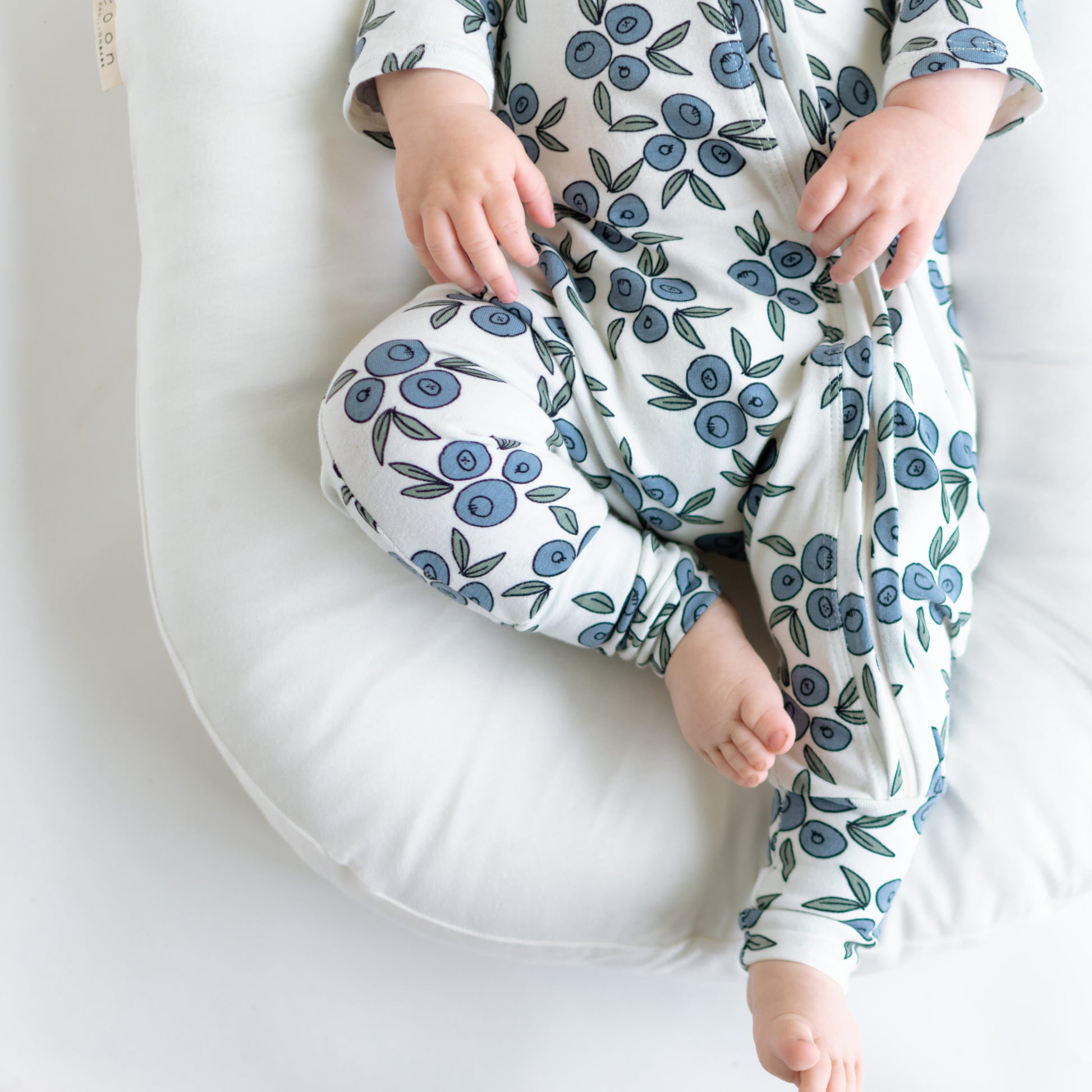 Blueberry Baby Zip Romper Outfit Long Sleeve One Piece Romper – Bright ...