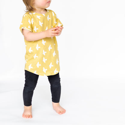 Yellow Dove T-shirt Long Length
